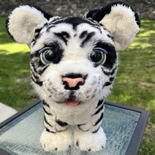 FurReal Roarin' Ivory White Tiger Interactive Pet Toys R Us 2017 Hasbro TESTED