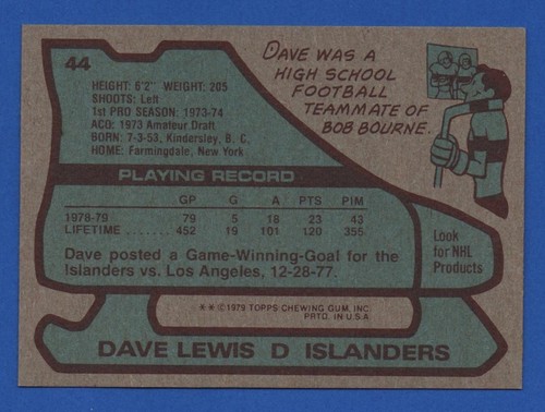 1979-80 TOPPS 79-80 NHL HOCKEY CARD 1-132 SEE LIST - Picture 73 of 233