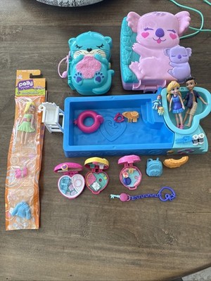 Random Polly Pocket Playset Bundle With Figures & Accessories