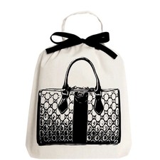 Vintage Handbag Travel Bag, Cream