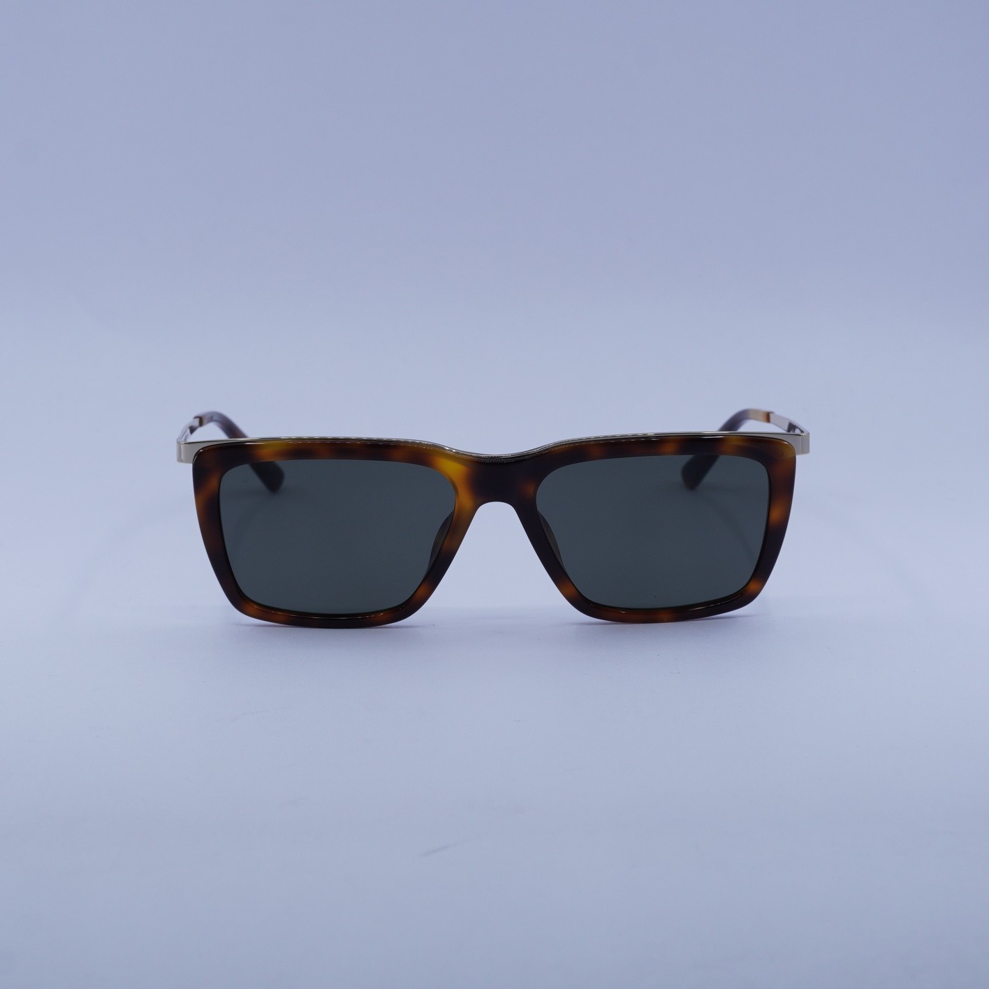 Occhiali da sole Saint Laurent SL 765 004 avana oro grigio 56 17 145 nuovi