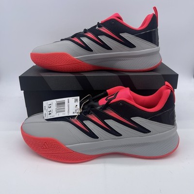 Adidas Dame Certified 3 Low Basketball Shoe Grey Black Red Size 10 JI1540