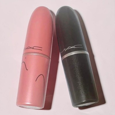 MAC Lipstick Set Nicky Minaj Pink Print On Hold A68 2 pcs