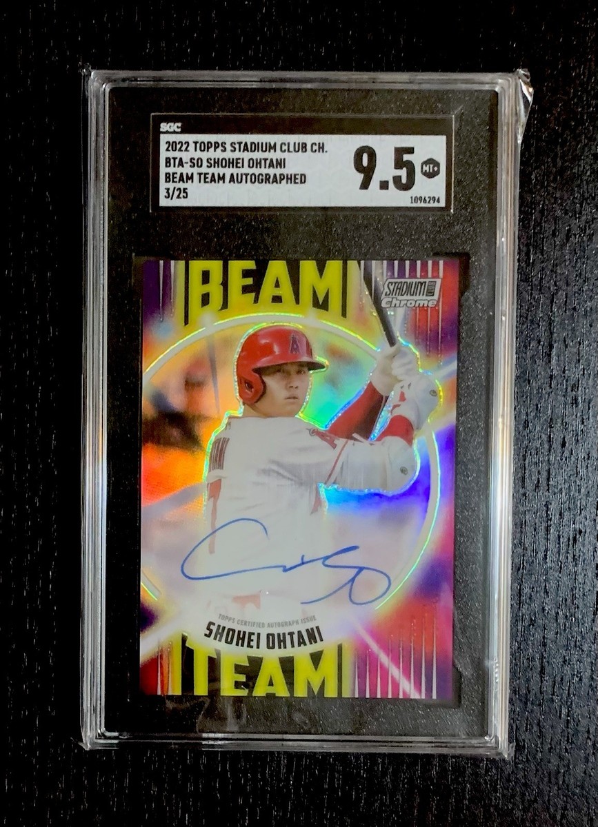 【1/1】大谷翔平 Topps stadium club BEAM TEAM Shohei Ohtani 2024 Stadium Club #BT-18 Beam Team Price Guide