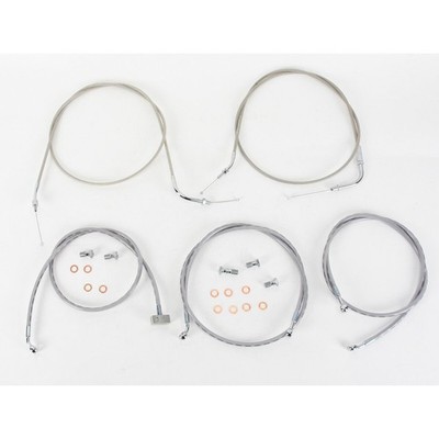 Baron Custom Accessories 16 in. Handlebar Cable and Line Kit - BA-8059KT-16