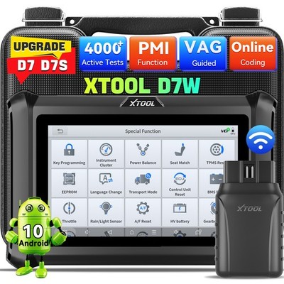 XTOOL D7W   OBD2-Scanner mit Vollsystemdiagnose und Schlüsselprogrammierung