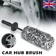Microfibre Alloy Wheel Woolly Wand Wheel Brush Non Metal Car Washing Tool
