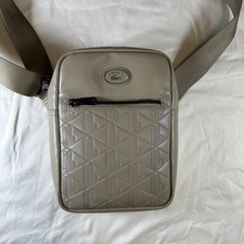 LACOSTE Men's Monogram Satchel | Men - Beige - Lacoste - Beige
