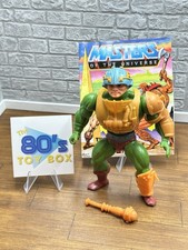 Vintage 1981 Man At Arms 100% Complete MOTU Taiwan He-Man Action Figure