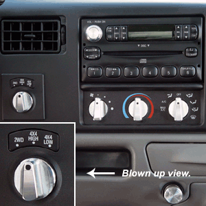 Fits BILLET 4X4 SELECTOR KNOB FITS 95-04 FORD SUPERDUTY F-SERIES RANGER - Bild 1 von 1