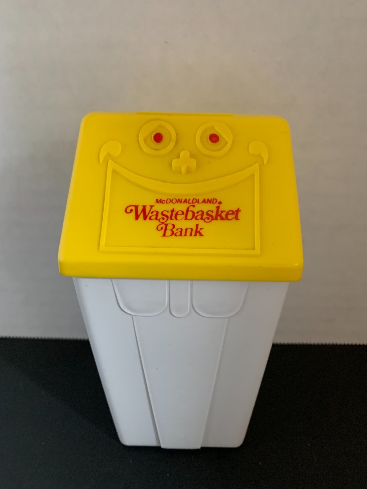 Vintage 1975 McDonalds McDonaldland Wastebasket Coin Bank