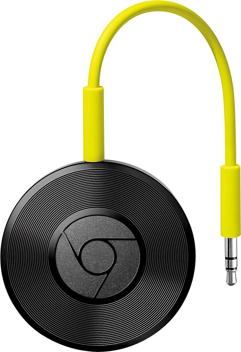 Google Chromecast Audio | Streaming Device | Gloss Black | AUX, Wi