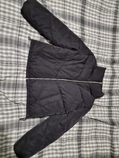 H&m Divided Short Puffer Coat Black