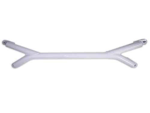 Aluminum Front Brace Bar For 2015-2021 Subaru WRX STI White Painting Aesthetic - Picture 11 of 12