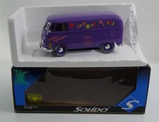 Prestige Solido 1966 VW Combi Flower Power Van 1/19 Scale Die Cast