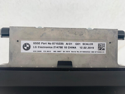 8715335 OEM BMW X3 G01 M F97 SATNAV Professional CID 10 25  
