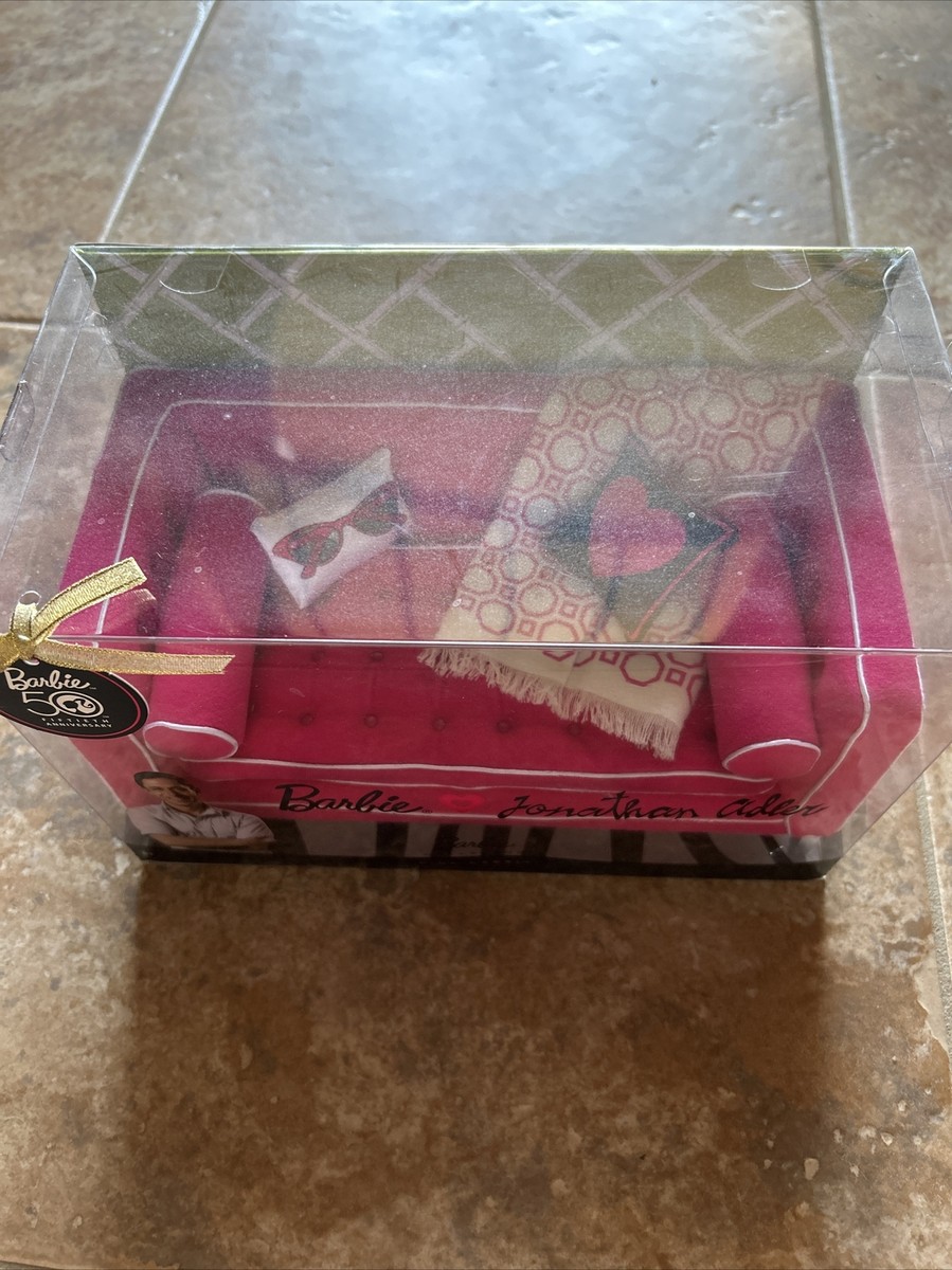 Mattel Barbie Loves Jonathan Adler Happy Chic Sofa Gift Set
