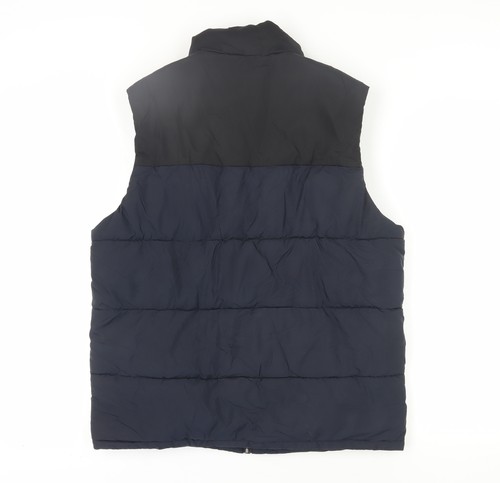Jack & Jones Men's Black Puffer Waistcoat M - Picture 2 of 12