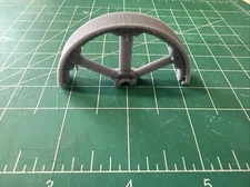 Ho Scale Flat Car Load Industrial Wheel Half’s