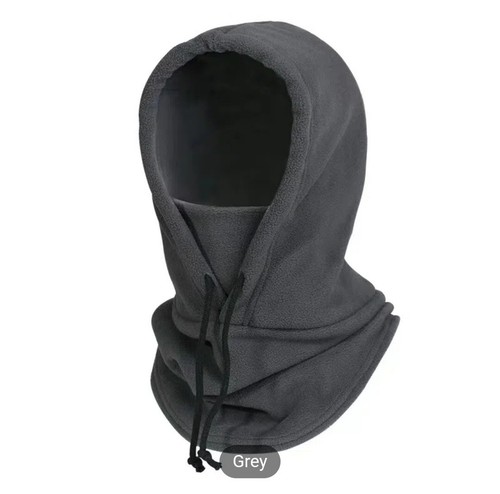 Men's Outdoor Winter Warm And Windproof Fleece Gray Hat - Bild 1 von 2