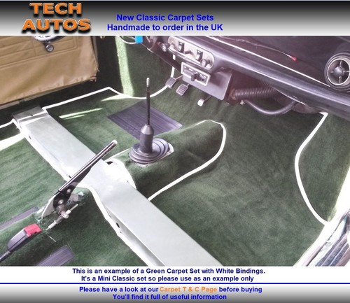 Tunnel Section Handmade to Order Tufted Deep Pile Austin Healey 3000 & 100 - Picture 6 of 9