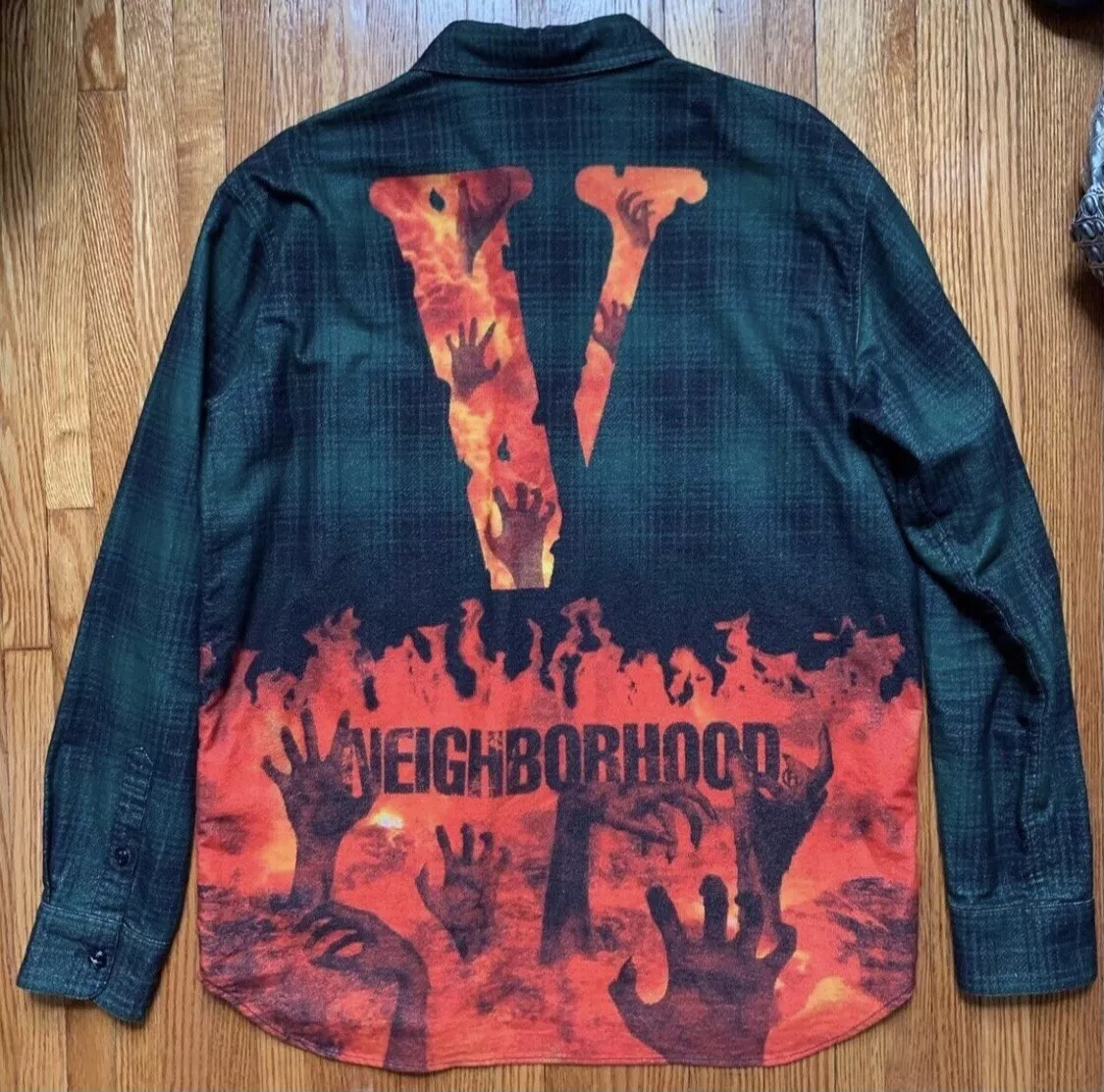 Vlone x Neighborhood Lumbers Shirt L