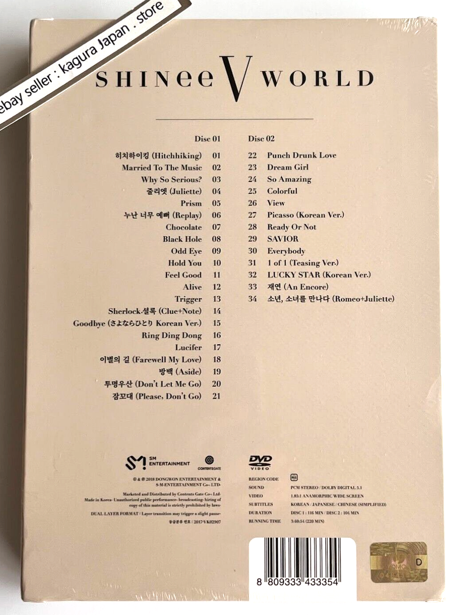 K-POP+アジア SHINee World V In Seoul [DVD] s-l400.jpg
