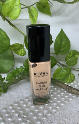 RIVAL DE LOOP Invisible Fluid Make-Up 02 WHITE COFFEE ölfrei 30ml *neu*