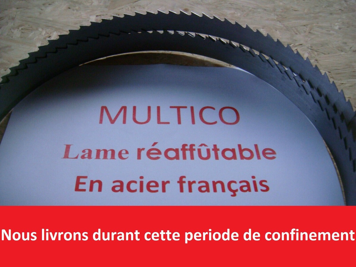 Lot De 3 SBM Acier à Outils Avec Scie à Ruban 1510 X 6 X 0,65 Mm