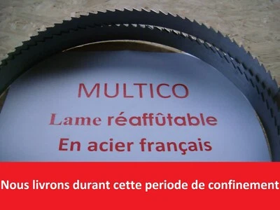 Lame scie à ruban 2180 mm X 20mm RONDY SODECO 750 REAFFUTABLE FRANCAISE