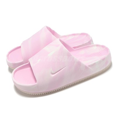 Nike Wmns Calm Slide SE Pink Foam Women Slip On Casual Sandal FV5643-600 |  eBay