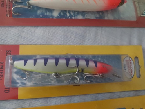 HALCO 3 ESCHE ARTIFICIALI PESCA RARE ORIGINALI AUSTRALIANE NON USATE. - Imagen 3 de 4