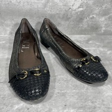Attilio Giusti Leombruni AGL Metallic Gold Slip On Flats Women's Size EU 37.5