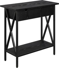 Tucson Flip Top End Table with Charging Station 23.75" - Modern Living Room Tabl