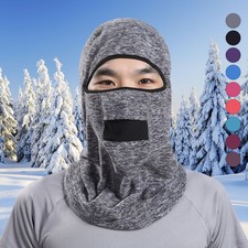 Balaclava Mask Winter Windproof Fleece Thermal Full Face Mask for Men Women
