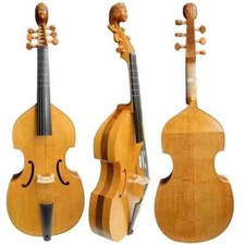 Professional SONG Maestro 6 strings Viola da Gamba 27 inch Body,Carved scroll