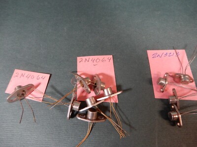 RCA & Other Vintage Germanium/Silicon Transistors 2N4064 (7) 2N3213 (4)