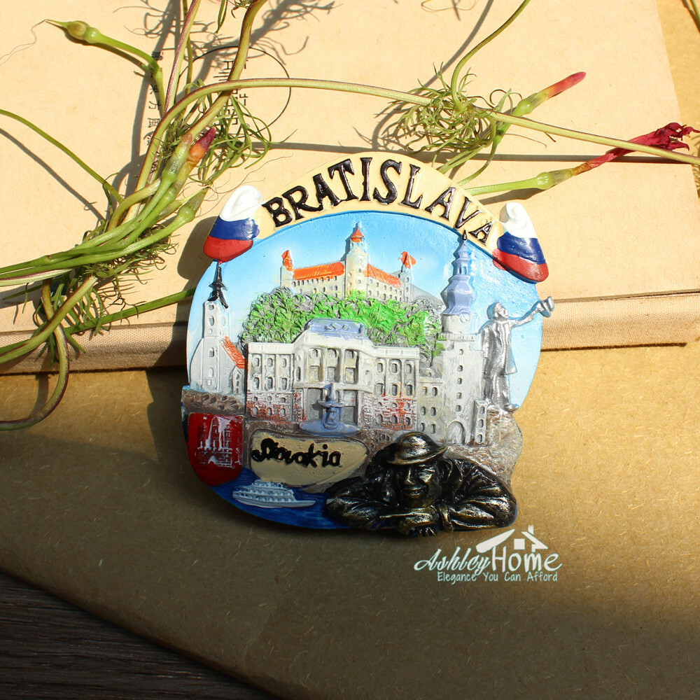 Bratislava Souvenir Magnet - 3D Kühlschrankmagnet Slowakei Reiseandenken