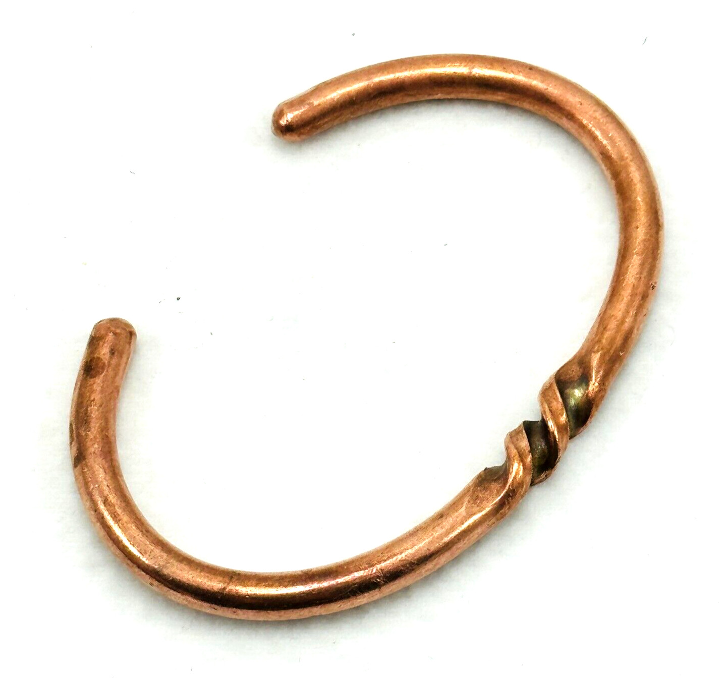 Bracelet Solid Copper Adjustable Twist Design Hea… - image 7