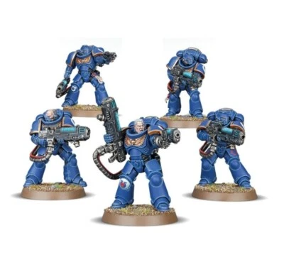 5x Space Marine Primaris Hellblasters - Multicomponent - Brand New on Sprue