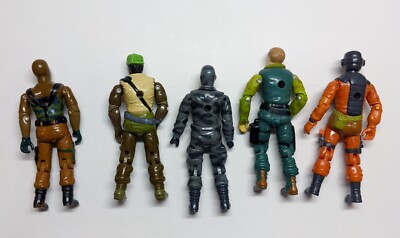 Vintage GI Joe Figures 80's & 90's - Roadblock, Barbecue, Firefly