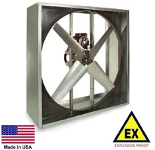 EXHAUST FAN - Explosion Proof - Belt Drive - 36" - 230/460V - 1 Hp  12,100 CFM