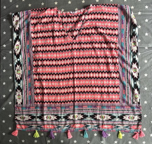 Womens Papaya Beach Cover Up/Poncho Size Medium