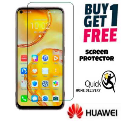 For Huawei P40 Lite P50E Nova 5i 5z 7i Tempered Glass Screen  Protector UK