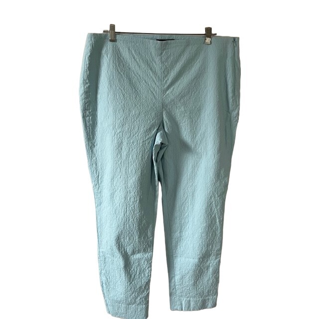 Talbots Women’s Turquoise Patterned Pixie Ankle P… - image 3