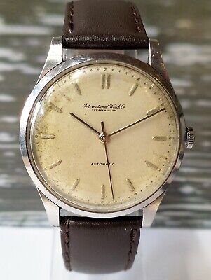 IWC SCHAFFHAUSEN AUTOMATIC AGED PATINA DIAL CAL 853 SWISS IWC SCHAFFHAUSEN AUTOMATIC AGED PATINA DIAL CAL 853 SWISS