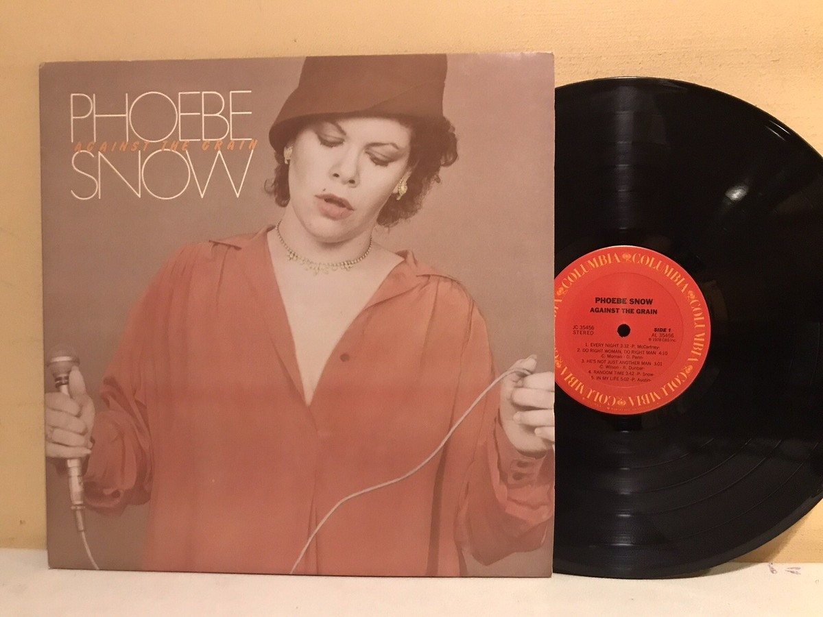 STERLING刻印　Phoebe ／Against The Grain Phoebe Snow Against The Grain LP 1978 Columbia Records JC-35456 VG