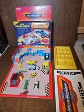 Micro Machines Service Center Parking Complete in a case Vintage 1987 LOT