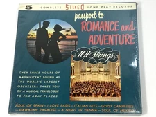 Passport to Romance and Adventure BRAND NEW SEALED Box Set of 5 LP Albums 33 RPM