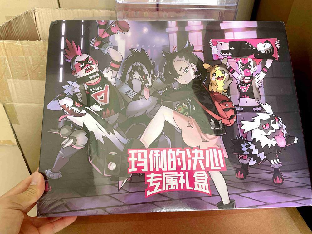 HIDDEN FATES 4箱　EVOLVING 2箱　MARNIE 4個　海外 Pokemon Exclusive Marnie's Determination 2023 Gift Box Simplified